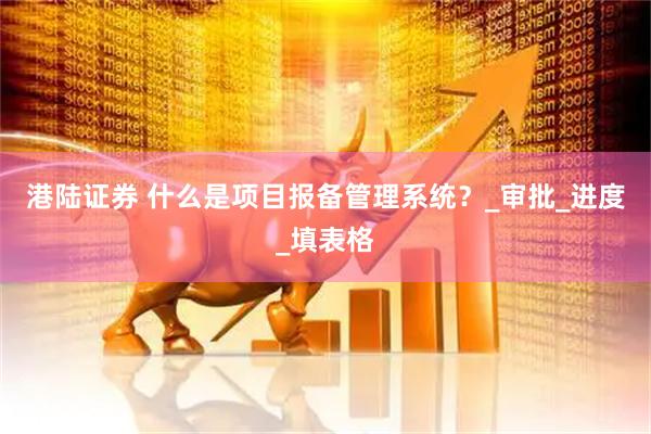 港陆证券 什么是项目报备管理系统？_审批_进度_填表格