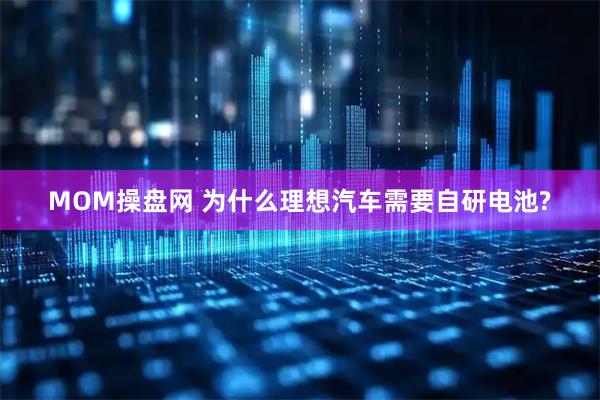 MOM操盘网 为什么理想汽车需要自研电池?